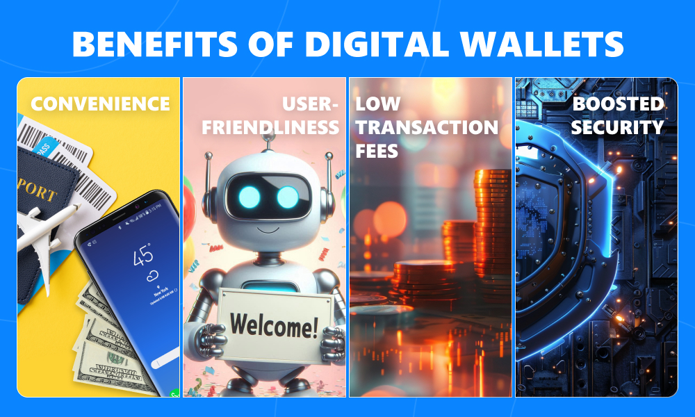 infographics on benefits of online wallets mobile wallets digital wallets